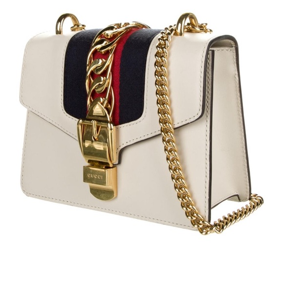 Authentic Gucci Mini Bag with Gold Chain - Picture 2 of 3